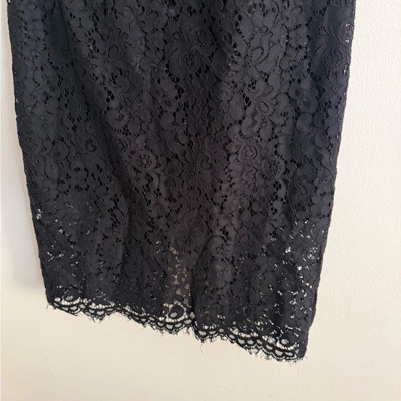 NWT Bardot Women’s Brielle Black Strapless Overlay Sweetheart Lace Dress XL - Picture 5 of 9